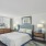 Bedroom with natural lighting and high ceilings