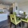 Dining room with small four person dining table.